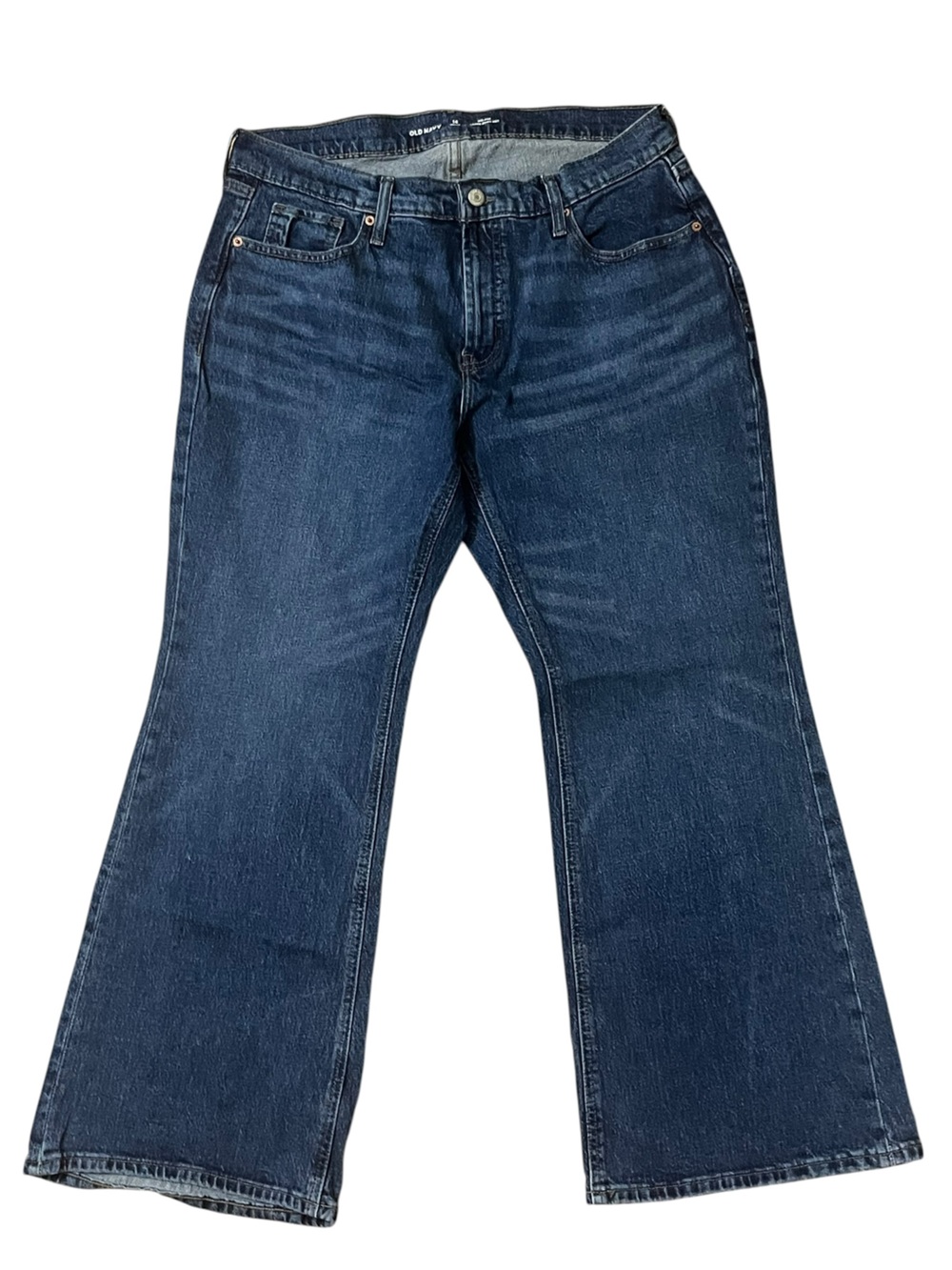 Old Navy Women's Mid-Rise Loose Bootcut Jeans Sz 14 Petite